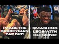 Nick Walker | CRUSHING LEGS WITH BLESSING! | FIRST TIME AT REDCON1 GYM!