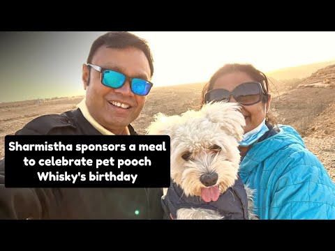 Sharmistha sponsors a meal to celebrate pet pooch Whisky's birthday