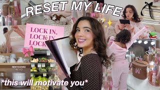 RESETTING MY LIFE for 2026✨🎀(deep clean, organizing, new habits) 