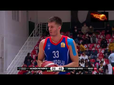 Filip Petrušev (Anadolu Efes) vs Petkim Spor - 30.11.2021