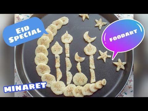 Amazing Fruit Carving Art: Eid Special Minaret Art with Fruit