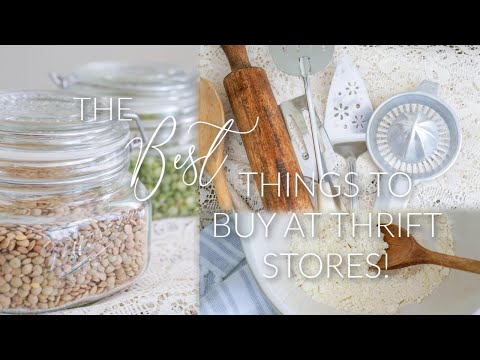 YouTube video about What kinds of things can you shop for in a thrift shop?