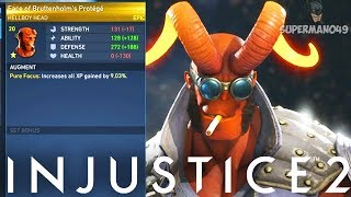 Awesome EPIC HELLBOY Gear And Abilities Showcase! - Injustice 2 "Hellboy"  Epic Gear Showcase