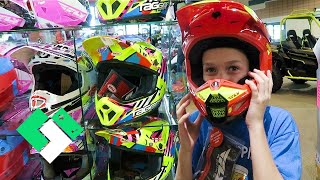 New Dirt Bike Helmet Shopping! FINALLY! (Day 1959) | Clintus.tv