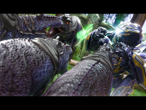 Non Toxic Big Giga Fights on Carno! | Ark Pvp Official E69