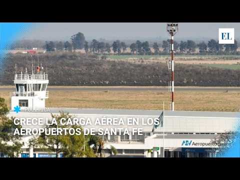 Crece la carga aérea: Sauce Viejo superó las 800 operaciones y Rosario lidera las exportaciones
