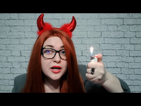 АСМР пародия KittyKlaw Ушлый Демон по вашу душу 😈 Токсичный демон 😈 шепот ASMR ролевая игра