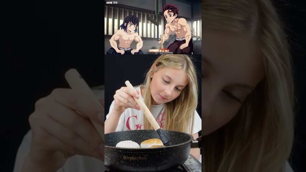 Demon Slayer - Tanjiro's TASTIEST Onigiri 🍙 #demonslayer #tanjiro #onigiri #japanesefood #cooking