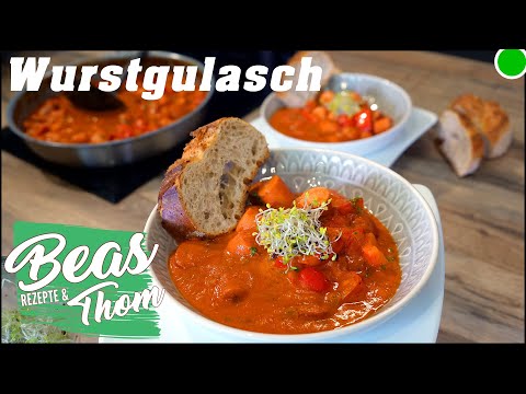 Wurstgulasch Rezept | schnelles One Pot Pfannengericht