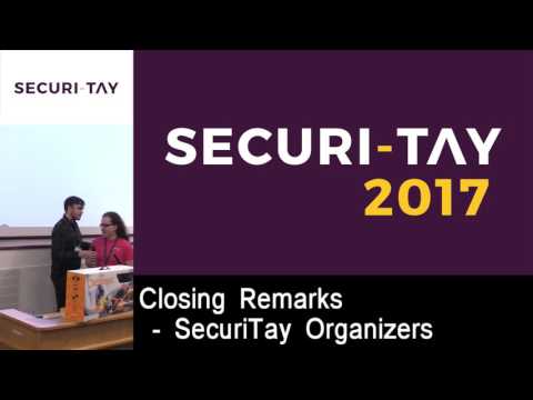Securi-Tay 2017 - Closing Ceremony