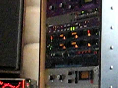 Dubkasm mastering their debut LP at El Rocha Studio, São Paulo Brazil