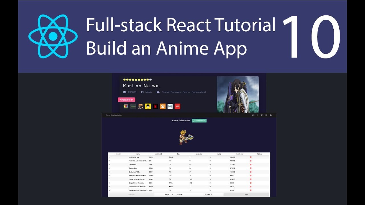 Anime App React Tutorial - Create a Form (Step 10)