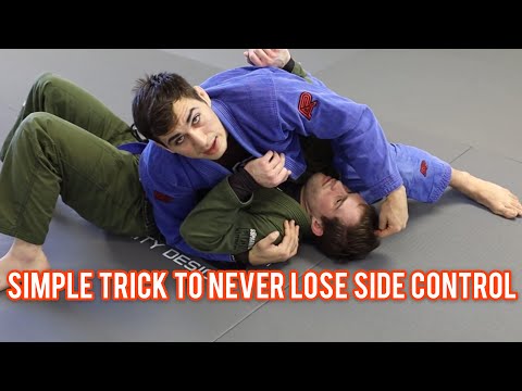 Simple Trick To NEVER Lose Side Control