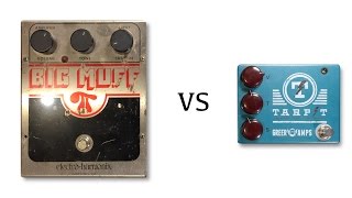 Video thumbnail for Electro Harmonix Big Muff vs Greer Amps Tarpit Fuzz by shnobel