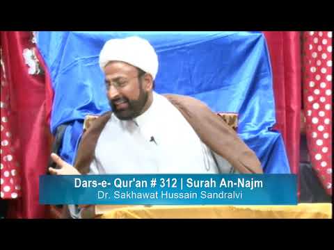 Dars-e- Qur'an # 312 | Surah An-Najm | Dr. Sakhawat Hussain Sandralvi