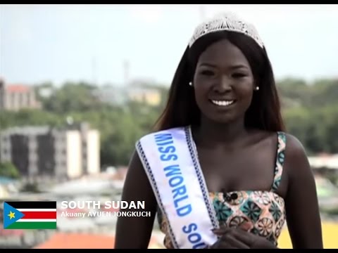 SOUTH SUDAN - Akuany AYUEN JONGKUCH - Contestant Introduction: Miss World 2016