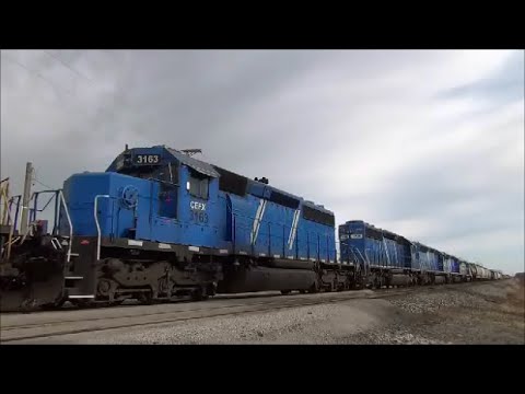 CSX Q383 leaser funeral train CEFX and CITX