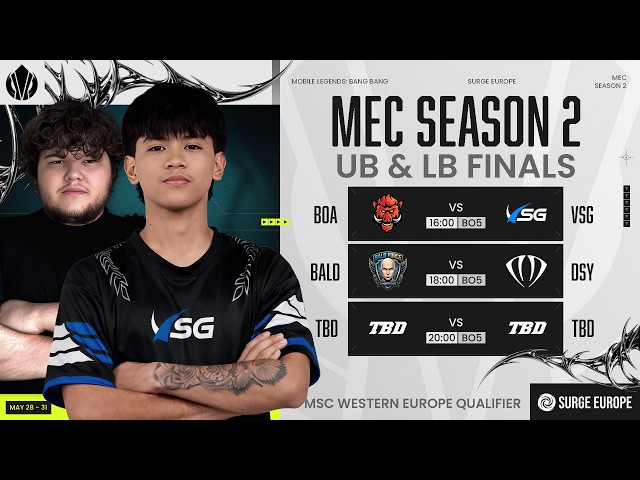 🔴 MEC SEASON 2 | UB & LB FINALS | PLAYOFFS