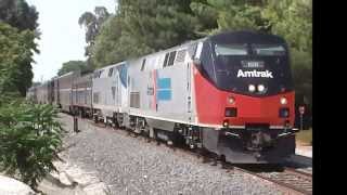 preview picture of video 'Amtrak #11 and #14 of Fri 19 Jul 2013 [HD]'