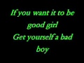 backstreet boys - if you want to be a good girl lyrics ...