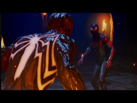 Symbiote Spider-Man vs Miles Morales Boss Fight: Marvel's Spider-Man 2 (PS5 4K Gameplay)