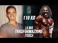 110 kg TRASFORMAZIONE FISICA Bodybuilding - Matteo Tedesco