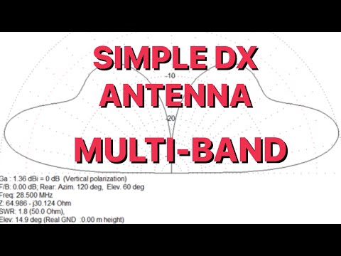 Ham Radio: Easy Multi-band Vertical Antenna for HF