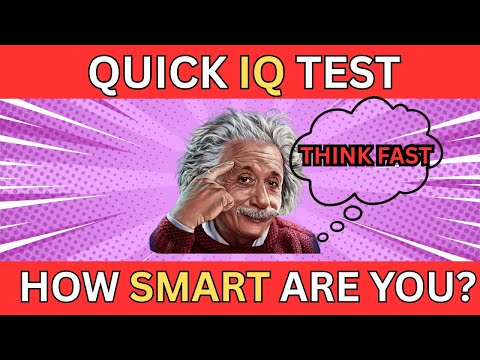 Can You Pass This Quick IQ Test?🧠🔥 (10 Fast Questions!)