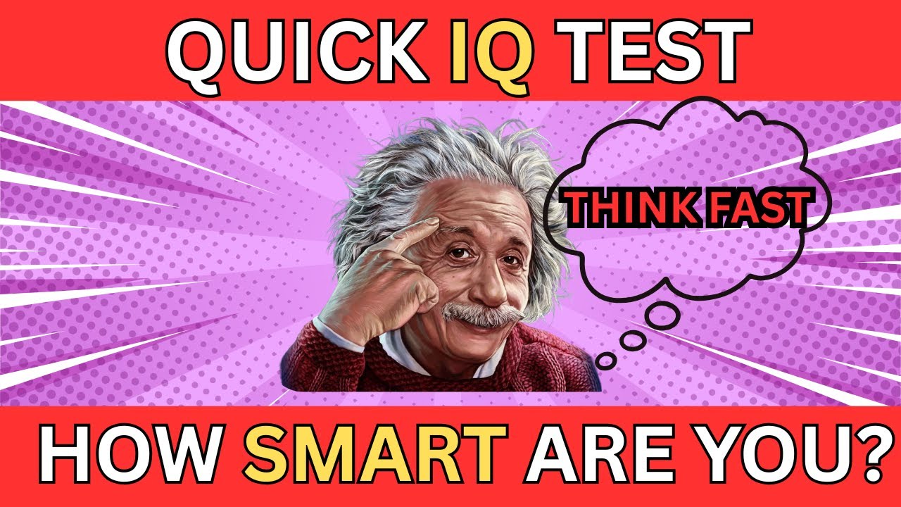 Can You Pass This Quick IQ Test?🧠🔥 (10 Fast Questions!)
