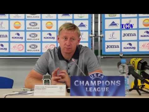 05.08.2014_БАТЭ (Борисов, Беларусь) - Дебрецен (Дебрецен, Венгрия). Пресс-конференция