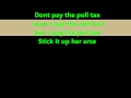 don t pay the poll tax exploted w/lyrics