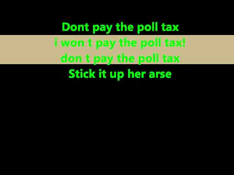 don t pay the poll tax exploted w/lyrics