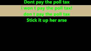 don t pay the poll tax exploted w/lyrics