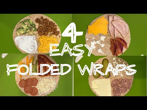 4 Keto Tortilla folded wraps #airfryerfoldedwraps