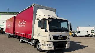 MAN TGL 8.220  VIN 276  Schiebeplanen-LKW + Schiebeplanenanh&auml;nger | Bild 4 - Autoline
