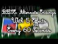 BFDIE Alternate Endings With 5 Effects Every 60 Seconds