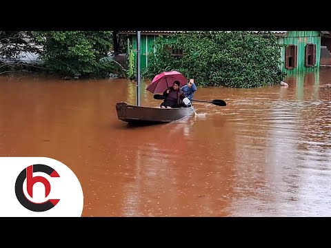Enchente atinge o município de Barra do Guarita