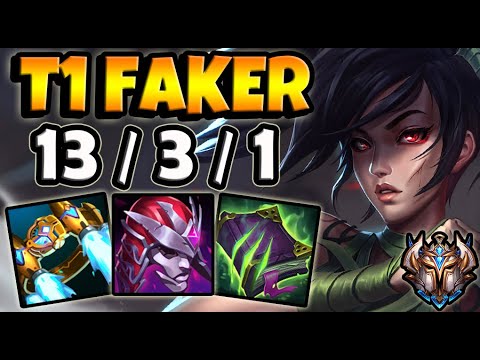 T1 Faker Akali MID vs Viego - Patch 11.13 Korea Challenger ✅