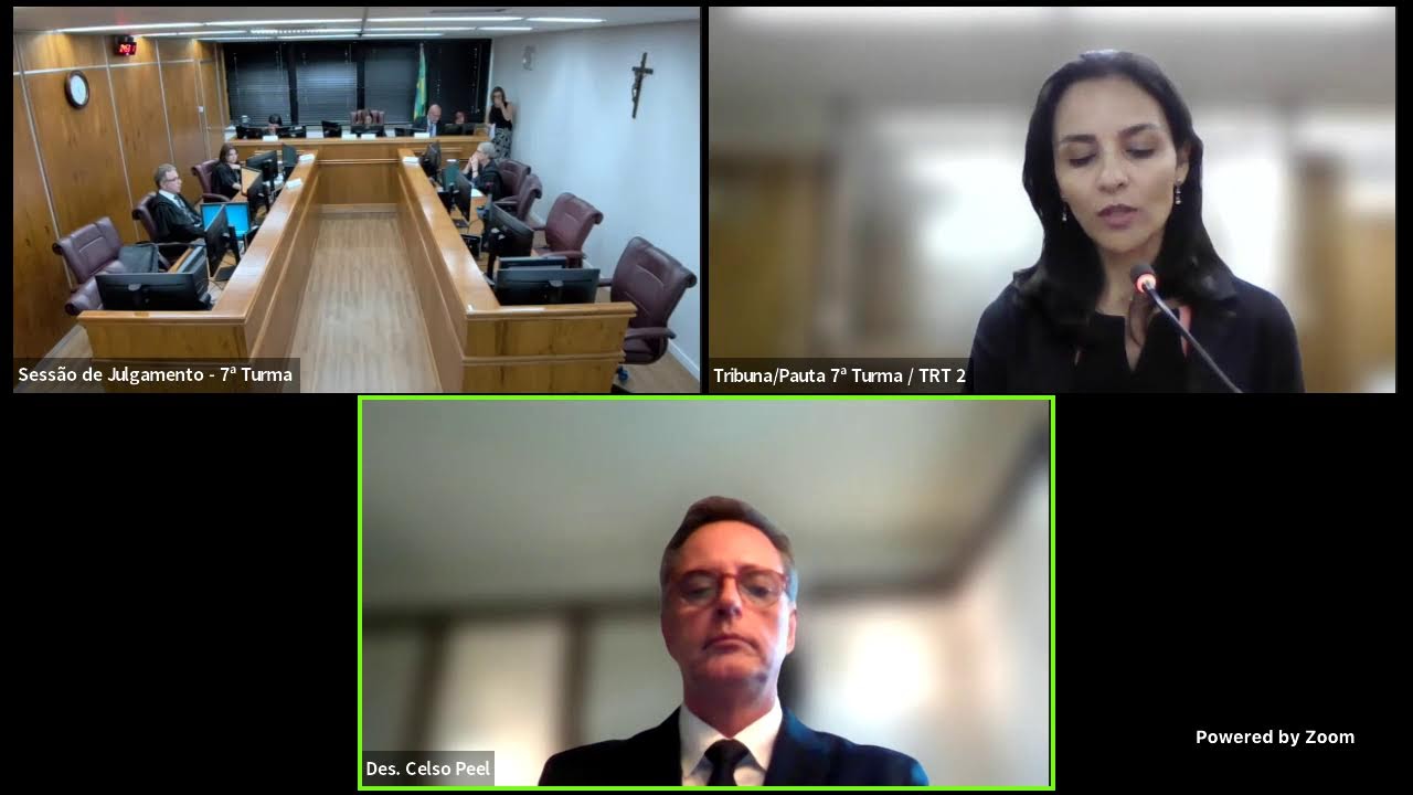 Sessão Presencial / Híbrida da 7ª Turma do TRT-2 | 28/11/2024