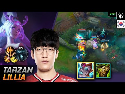 Tarzan Jungle Lillia Build Liandry's Anguish Conqueror - LOL KR 13.3