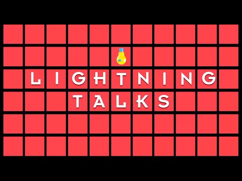 Lightning Talks - FOSS4G SotM Oceania 2018