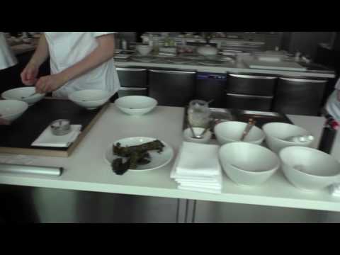 Busy kitchen at the 3 Michelin star restaurant Geranium