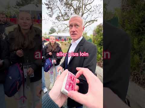 Tour de magie à Didier Deschamps !!!🤯