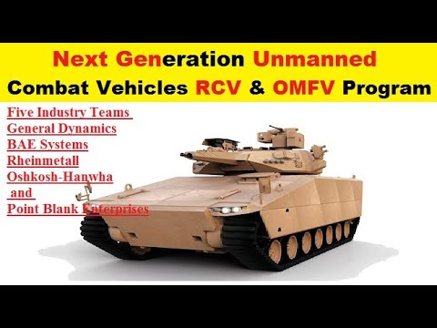 Next Generation Unmanned Combat Vehicles, RCV and OMFV