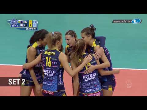 #CLVolleyW - Match of the Week Highlights - Imoco Volley CONEGLIANO - SLIEDRECHT Sport