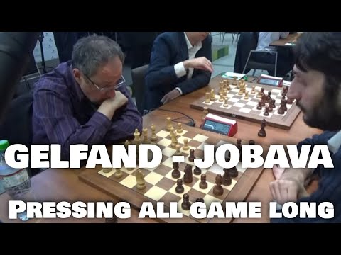 Gelfand - Jobava | Example of pressing all game long | Slav defense