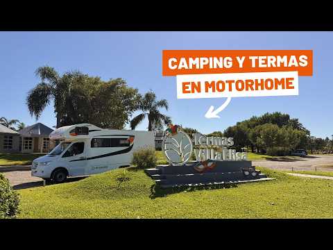Fuimos a TERMAS VILLA ELISA en MOTORHOME de alquiler 🚌💦 | Camping, termas y familia