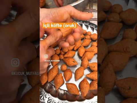İçli köfte (oruk) #içliköfte #oruk #köfte #tarifler #tarifler #airfryer #keşfet #coffee #kahve #aşk