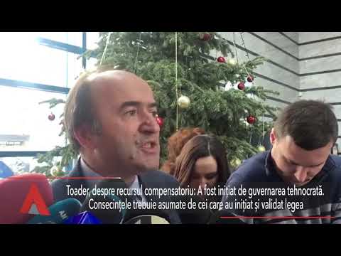 Stiri Mediafax 14 Ianuarie - Toader, despre recursul compensatoriu: A fost inițiat de tehnocrați