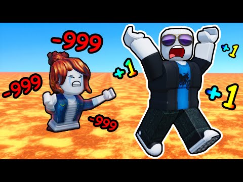 Every Second TAKE DAMAGE to Escape Roblox lava...